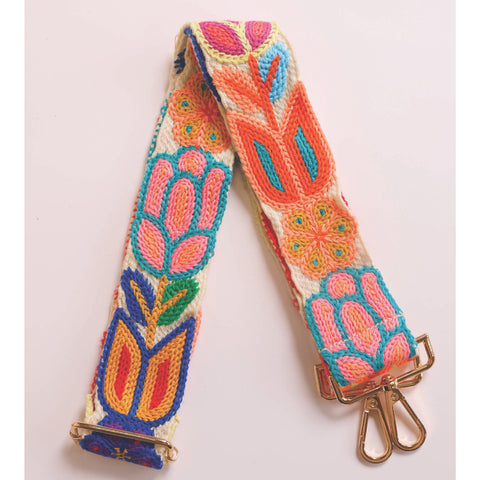 Adjustable Purse Strap: Flower