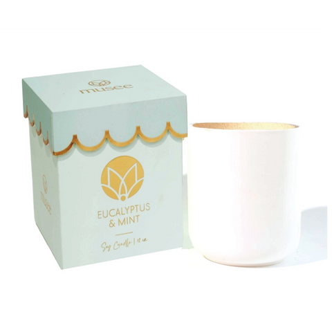 Eucalyptus & Mint Soy Candle - Heidisonline