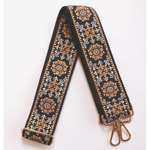 Adjustable Purse Strap: Black & Brown