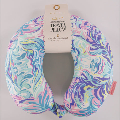 Simply Southern® Travel Pillow: Watercolor