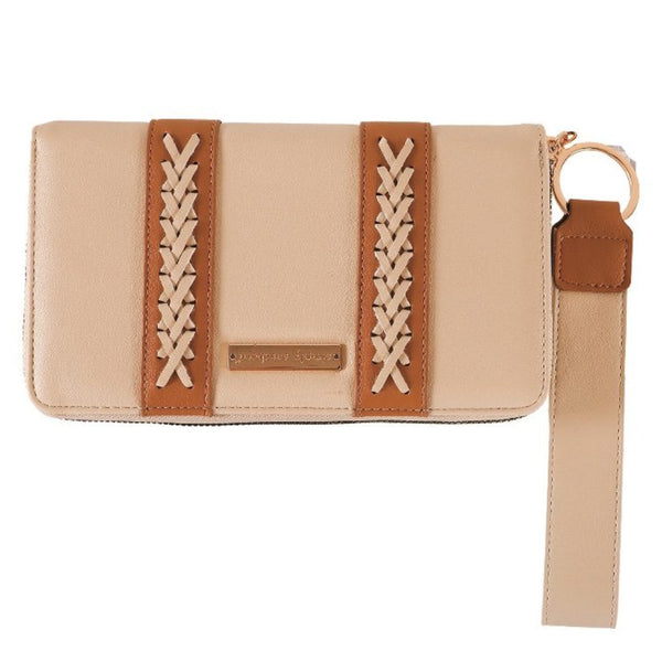 Simply Southern® Leather Phone Wallet: Cream