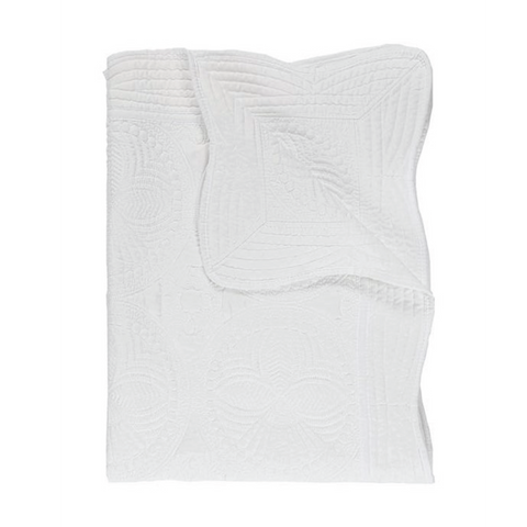 Heirloom White Baby Quilt