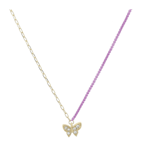 On Color Necklace: Butterfly