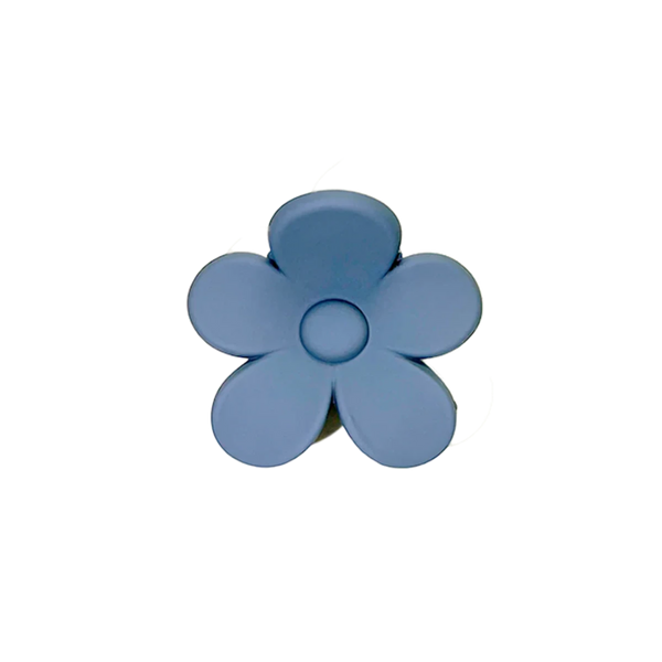 Flower Claw Clip: Ocean Blue