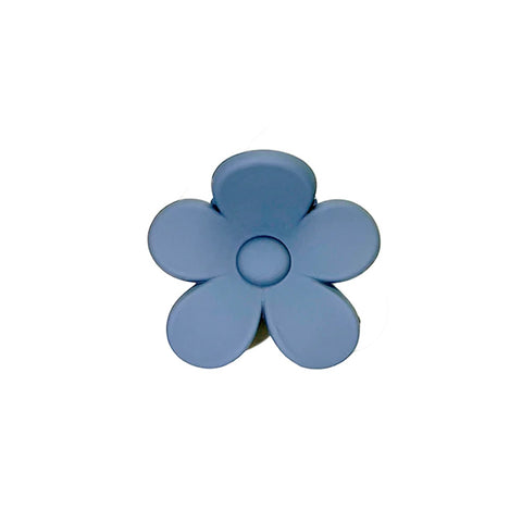 Flower Claw Clip: Ocean Blue