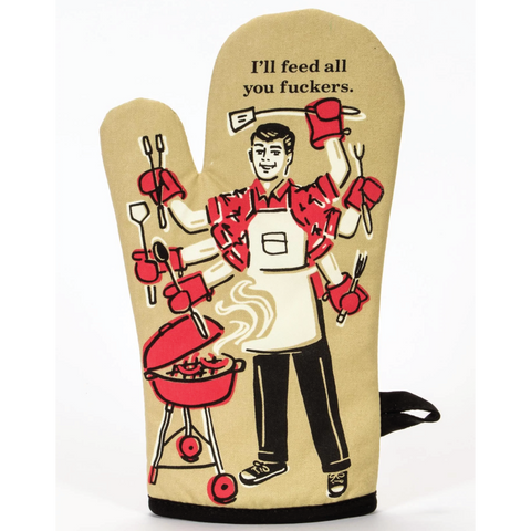 Feed You Oven Mitt