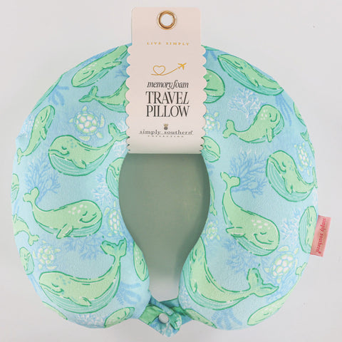 Simply Southern® Travel Pillow: Whale
