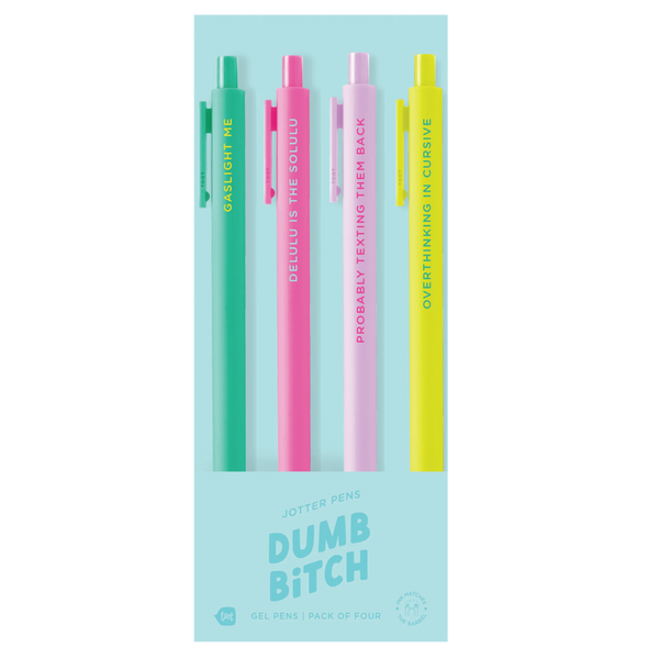 Jotter Pen Set: Dumb B!tc&