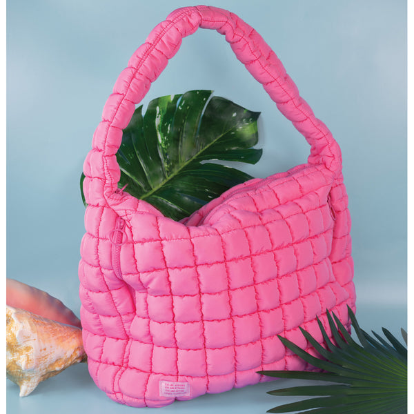 Simply Southern® Marshmallow Hobo Tote: Taffy