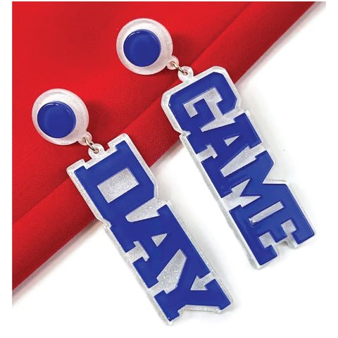 Acrylic Game Day Earrings