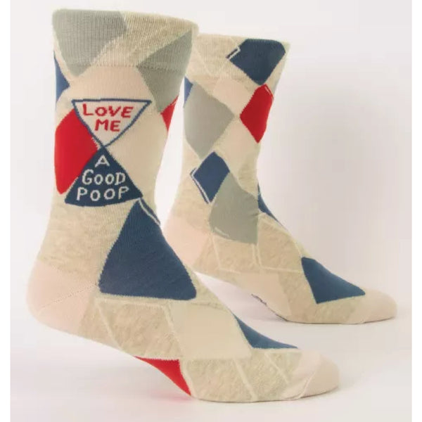 Love Me a Good Poop Men's Crew Socks