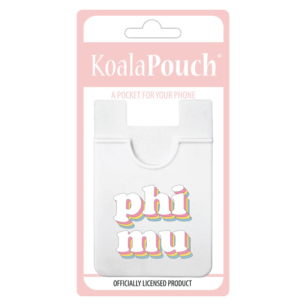 Phi Mu Phone Pouch