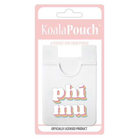 Phi Mu Phone Pouch