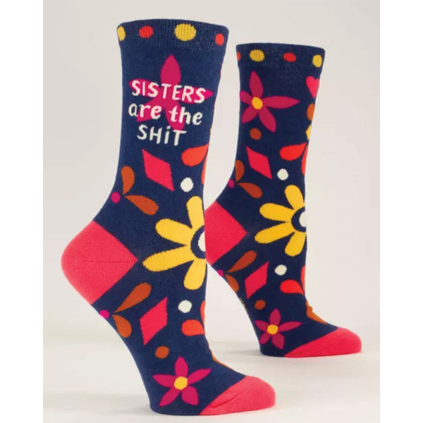 Sisters Are The Shit Women's Crew Socks