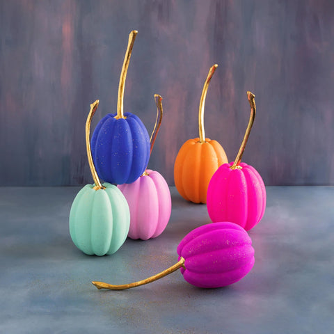 Glitterville 26" Rainbow Tall Pumpkin