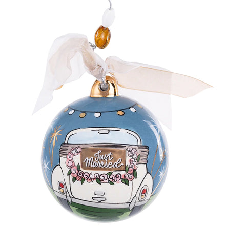 Just Married Sparkler Ornament