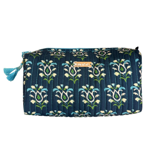 Laura Park Rosemary Indigo Large Cosmetic Bag