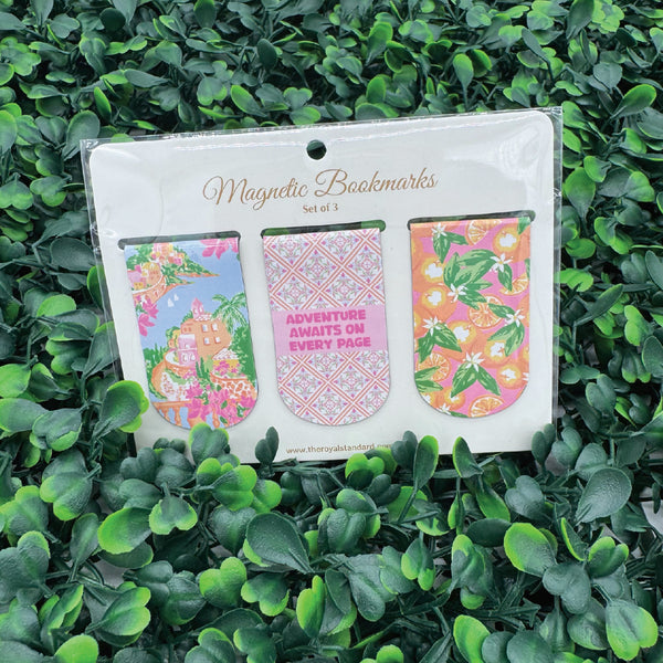 Adventure Awaits Magnetic Bookmark Set