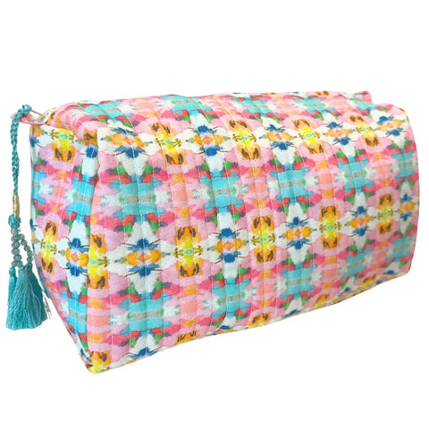Laura Park Summer Pink Large Cosmetic Bag