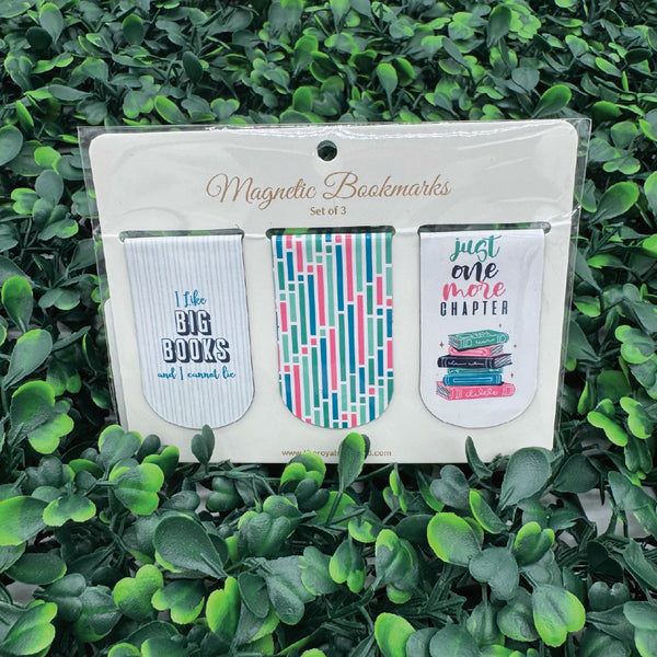 Big Books Magnetic Bookmark Set
