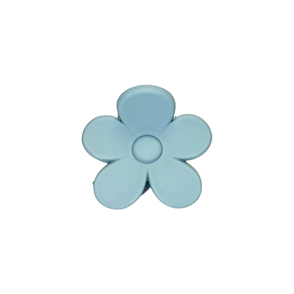 Flower Claw Clip: Cloud Blue