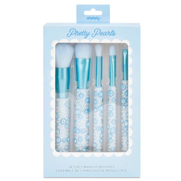 Blue Pearl 5 Piece Makeup Brush Set