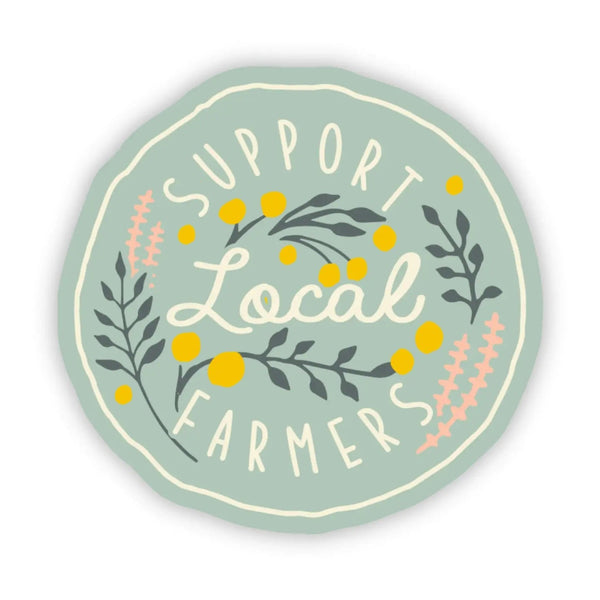 Support Local Farmers Decal