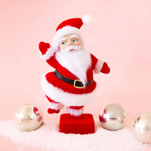 Retro Dancing Santa