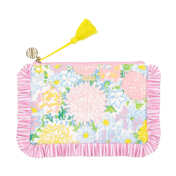 Lilly Pulitzer® Ruffle Pouch, Lilly Garden Home
