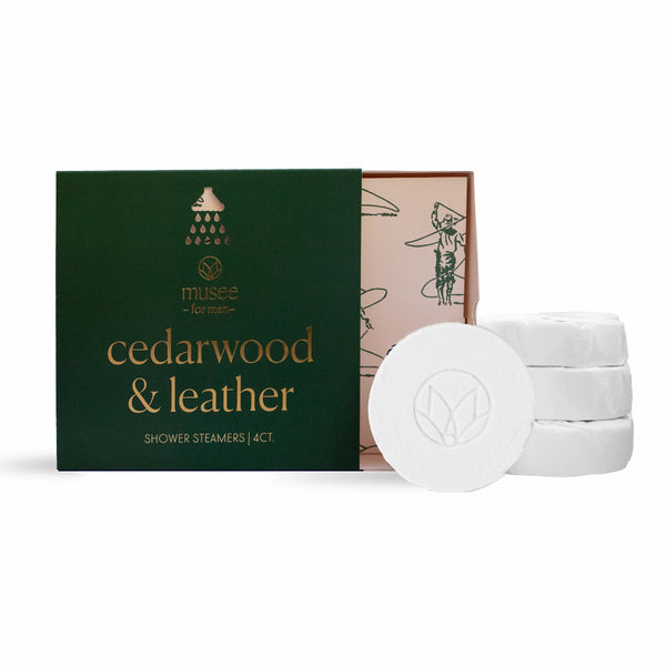 Shower Steamers - Cedarwood & Leather