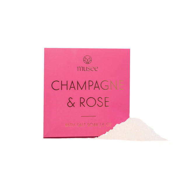 Champagne & Rose Mini Bath Salt Soak