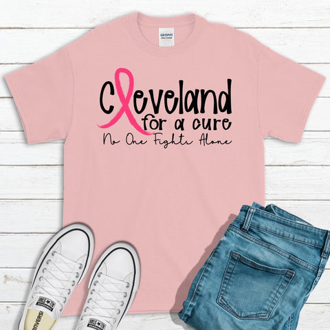 Cleveland For A Cure  Breast Cancer Awareness Tee