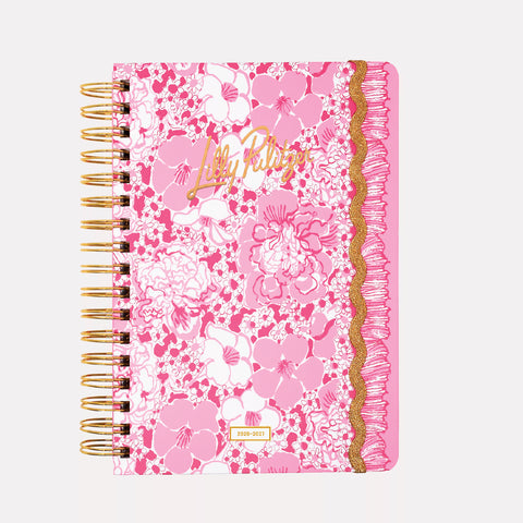 Lilly Pulitzer® Large 17 Month Agenda: Conch Shell Pink Burst