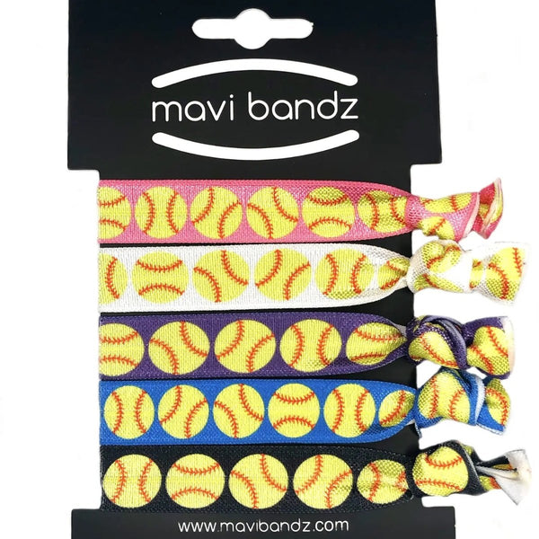 Softball Hair Ties