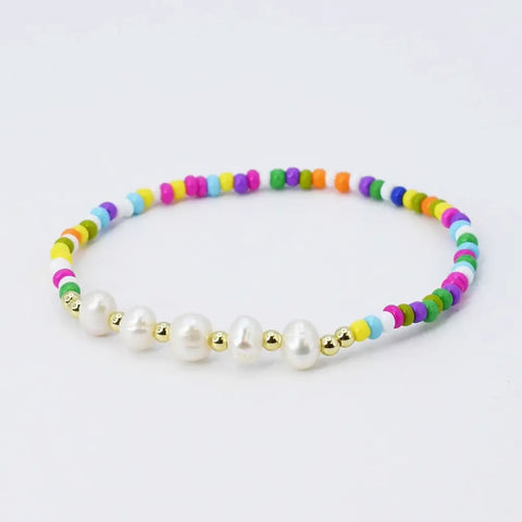 Joyful Heart Beaded Bracelet