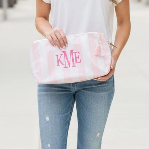 Waterproof PVC Pink Cosmetic Bag