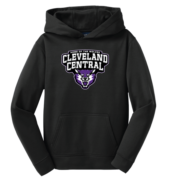 Cleveland Central Logo Dri-Fit Hoodie