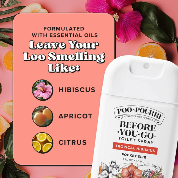 Poo-Pourri® Tropical Hibiscus Pocket Sprayer