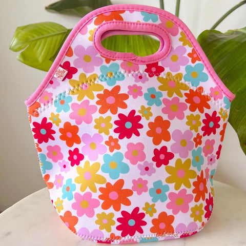 Retro Florals Lunch Tote