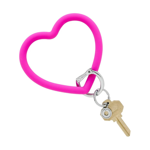 Big O® Key Ring: Orchid Pink Heart