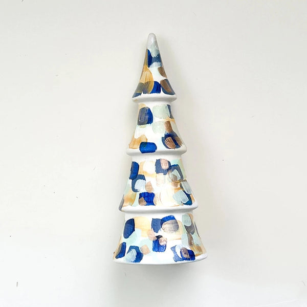 Midnight Blue Tall Christmas Tree