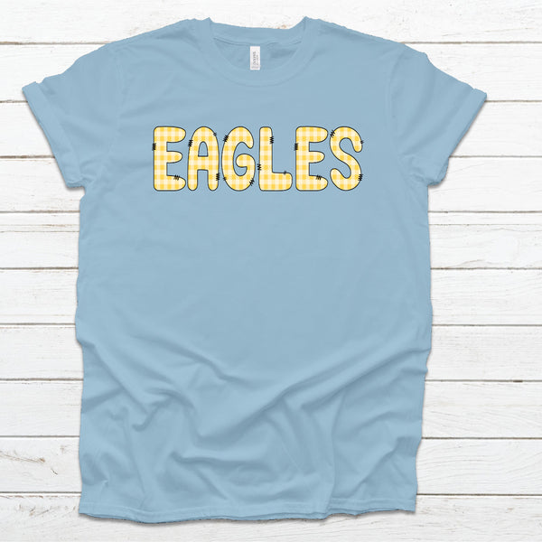 Gingham Eagles Tee