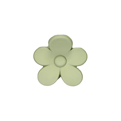 Flower Claw Clip: Green Tea