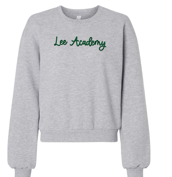 Lee Academy Cropped Puff Sweatshirt - Heidisonline
