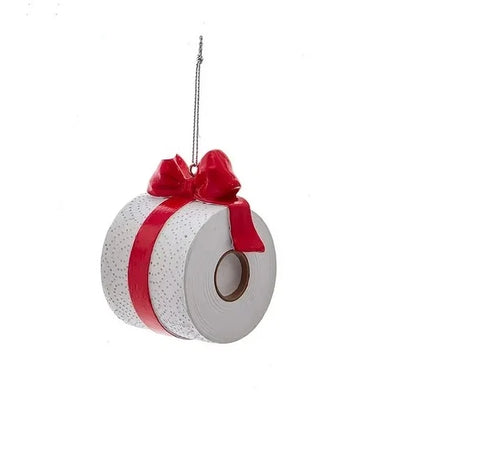 Single Toilet Paper Ornament