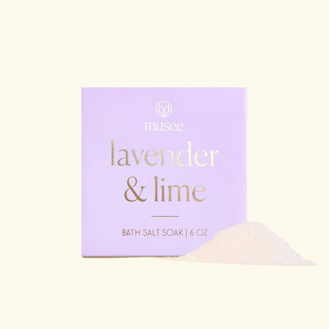 Lavender & Lime Mini Bath Salt Soak