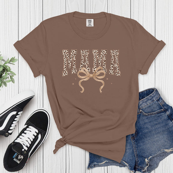 Leopard Mama Tee - Heidisonline