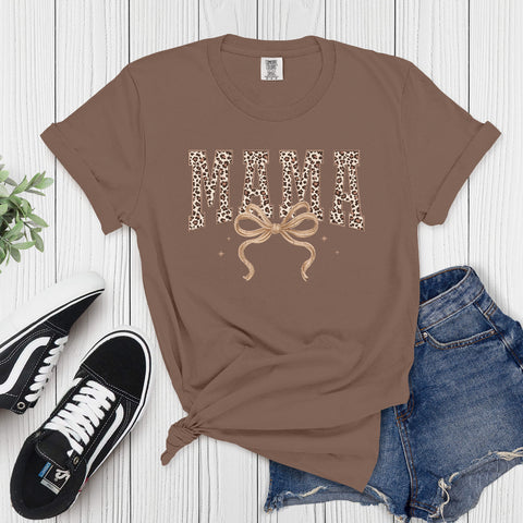 Leopard Mama Tee - Heidisonline