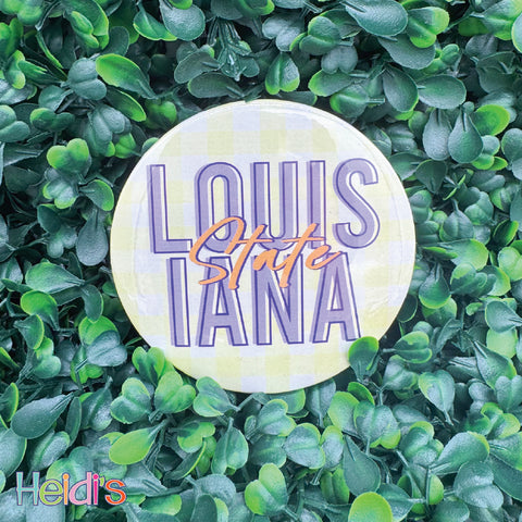 Louisiana State Button