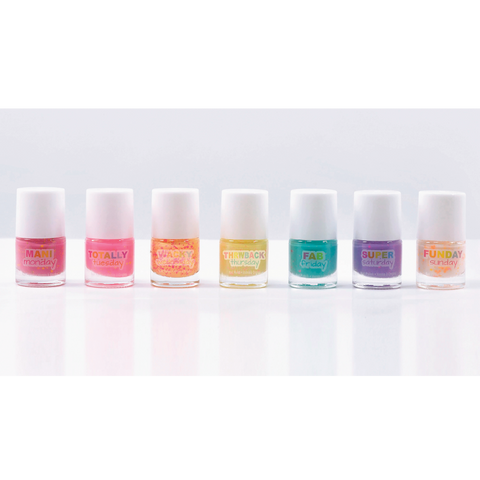 Days of the Week Nail Polish Set